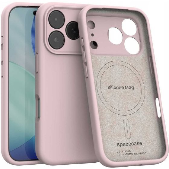 Spacecase Silicone Mag iPhone 17 Pro Max baby pink - (5905719132200)