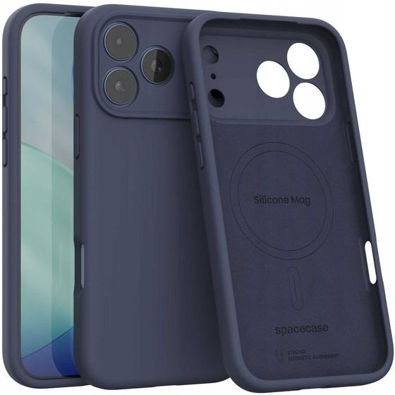 Spacecase Silicone Mag iPhone 17 Pro Max deep blue - (5905719138288)