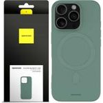 Spacecase Silicone Magnetic Case iPhone 16 Pro dark green - (5905719111670)