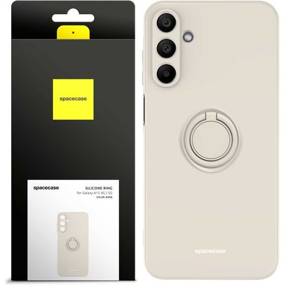 Spacecase Silicone Ring Galaxy A15 4G / 5G bone - (5905719107642)