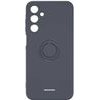 Spacecase Silicone Ring Galaxy A25 5G black - (5905719108281)