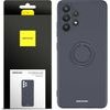 Spacecase Silicone Ring Galaxy A32 4G black - (5905719014056)