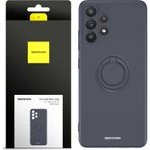 Spacecase Silicone Ring Galaxy A32 4G black - (5905719014056)