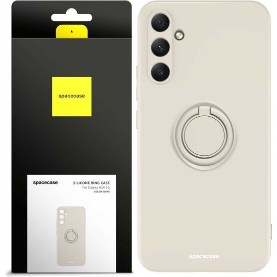 Spacecase Silicone Ring Galaxy A34 5G bone - (5905719015039)