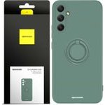 Spacecase Silicone Ring Galaxy A34 5G dark green - (5905719015046)