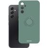 Spacecase Silicone Ring Galaxy A34 5G dark green - (5905719015046)