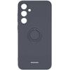 Spacecase Silicone Ring Galaxy A35 5G black - (5905719108526)