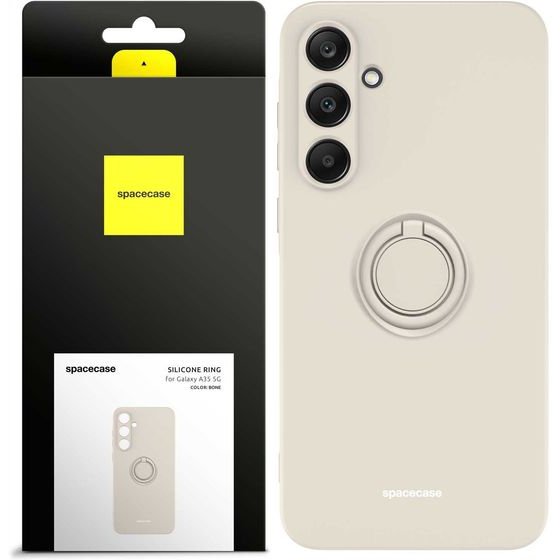 Spacecase Silicone Ring Galaxy A35 5G bone - (5905719108540)