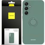 Spacecase Silicone Ring Galaxy A35 5G dark green - (5905719108557)