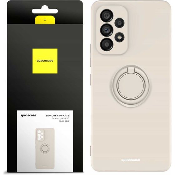Spacecase Silicone Ring Galaxy A53 5G bone - (5905719013998)