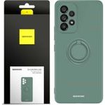 Spacecase Silicone Ring Galaxy A53 5G dark green - (5905719014001)