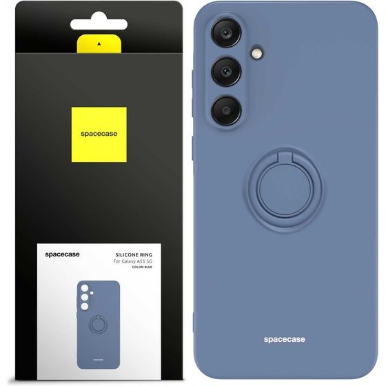 Spacecase Silicone Ring Galaxy A55 5G blue - (5905719108786)
