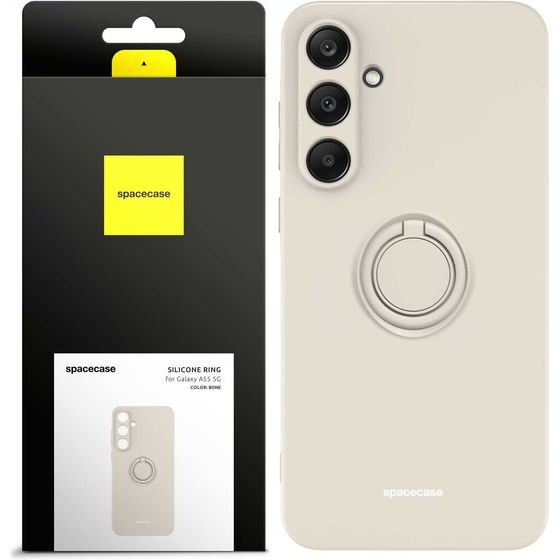 Spacecase Silicone Ring Galaxy A55 5G bone - (5905719108793)