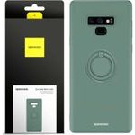 Spacecase Silicone Ring Galaxy Note 9 dark green - (5905719013042)