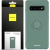 Spacecase Silicone Ring Galaxy S10 dark green - (5905719014445)
