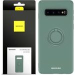 Spacecase Silicone Ring Galaxy S10 dark green - (5905719014445)
