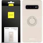 Spacecase Silicone Ring Galaxy S10+ bone - (5905719014476)