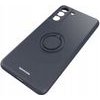 Spacecase Silicone Ring Galaxy S21 FE black - (5905719014131)