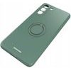Spacecase Silicone Ring Galaxy S21 FE dark green - (5905719014162)