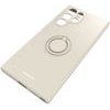 Spacecase Silicone Ring Galaxy S22 Ultra bone - (5905719014230)