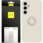 Spacecase Silicone Ring Galaxy S23 FE bone - (5905719105020)
