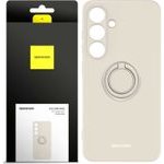 Spacecase Silicone Ring Galaxy S24 bone - (5905719106713)