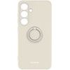 Spacecase Silicone Ring Galaxy S24 bone - (5905719106713)