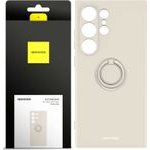 Spacecase Silicone Ring Galaxy S24 Ultra bone - (5905719106799)