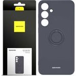Spacecase Silicone Ring Galaxy S24+ black - (5905719106737)
