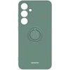 Spacecase Silicone Ring Galaxy S24+ dark green - (5905719106768)