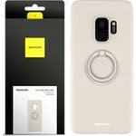 Spacecase Silicone Ring Galaxy S9 bone - (5905719014353)