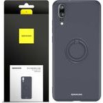 Spacecase Silicone Ring Huawei P20 black - (5905719014537)