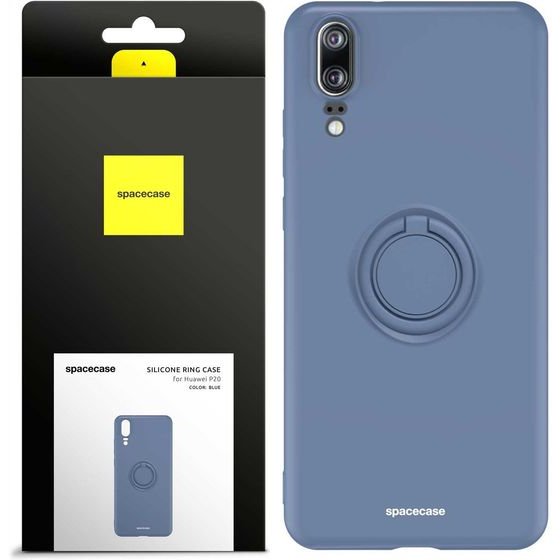 Spacecase Silicone Ring Huawei P20 blue - (5905719014544)
