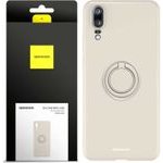 Spacecase Silicone Ring Huawei P20 bone - (5905719014551)