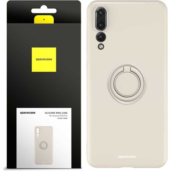 Spacecase Silicone Ring Huawei P20 Pro bone - (5905719014513)