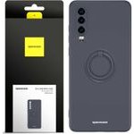 Spacecase Silicone Ring Huawei P30 black - (5905719014575)
