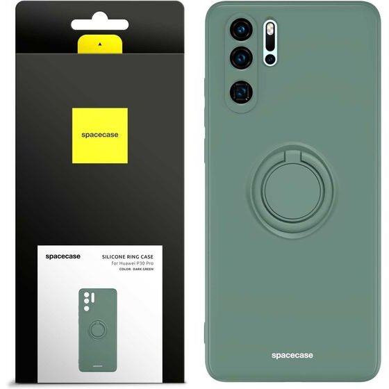 Spacecase Silicone Ring Huawei P30 Pro dark green - (5905719014643)