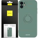 Spacecase Silicone Ring iPhone 11 dark green - (5905719013127)