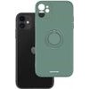 Spacecase Silicone Ring iPhone 11 dark green - (5905719013127)