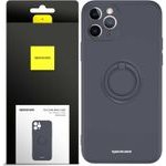 Spacecase Silicone Ring iPhone 11 Pro black - (5905719013134)