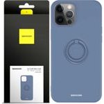 Spacecase Silicone Ring iPhone 12 Pro Max blue - (5905719013264)