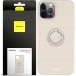 Spacecase Silicone Ring iPhone 12 Pro Max bone - (5905719013271)