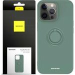 Spacecase Silicone Ring iPhone 13 Pro dark green - (5905719013448)