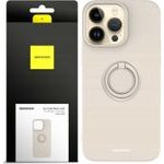 Spacecase Silicone Ring iPhone 14 Pro Max bone - (5905719013592)