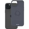 Spacecase Silicone Ring iPhone 15 Plus black - (5905719103804)