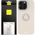 Spacecase Silicone Ring iPhone 15 Pro Max bone - (5905719103910)