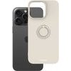 Spacecase Silicone Ring iPhone 15 Pro Max bone - (5905719103910)