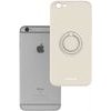 Spacecase Silicone Ring iPhone 6/6s bone - (5905719013639)