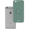 Spacecase Silicone Ring iPhone 6/6s dark green - (5905719013646)