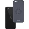 Spacecase Silicone Ring iPhone 7/8/SE black - (5905719013691)